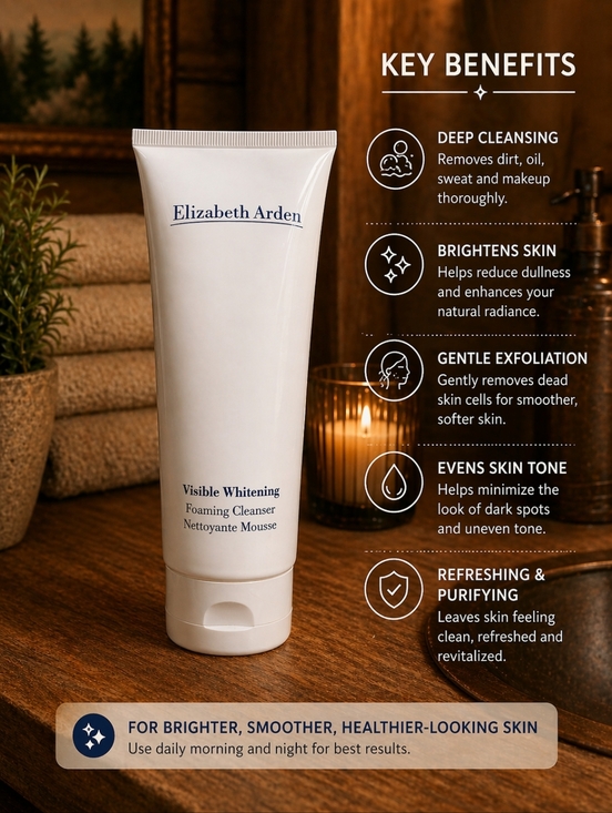 Elizabeth Arden Other - Elizabeth Arden Visible Whitening Foaming Cleanser